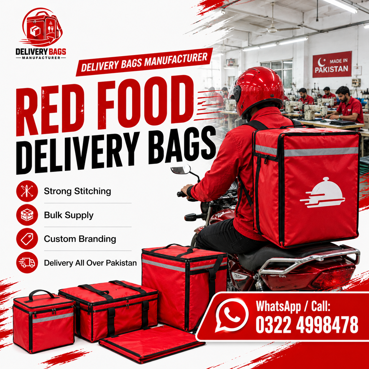 pizza delivery pouch Pakistan wholesale pizza delivery pouch