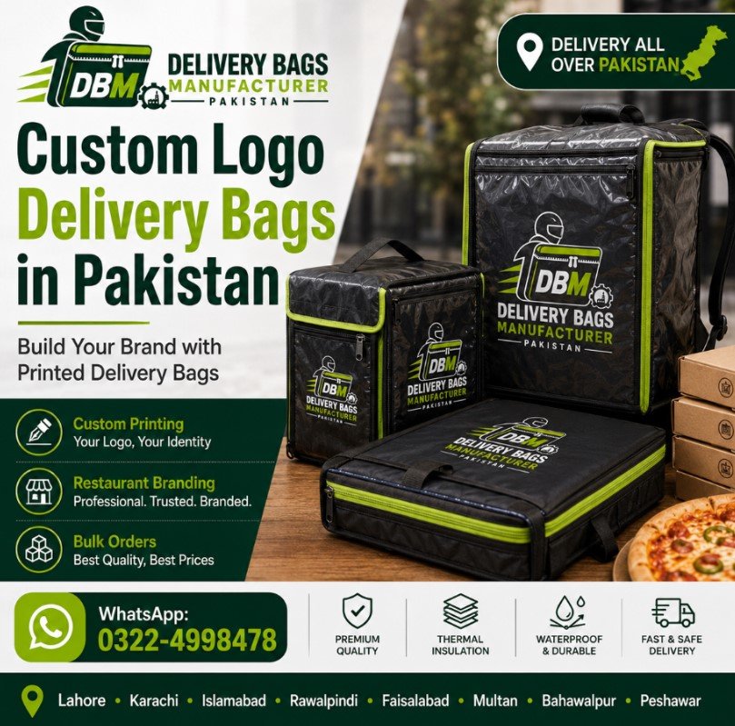 Custom Logo Delivery Bags