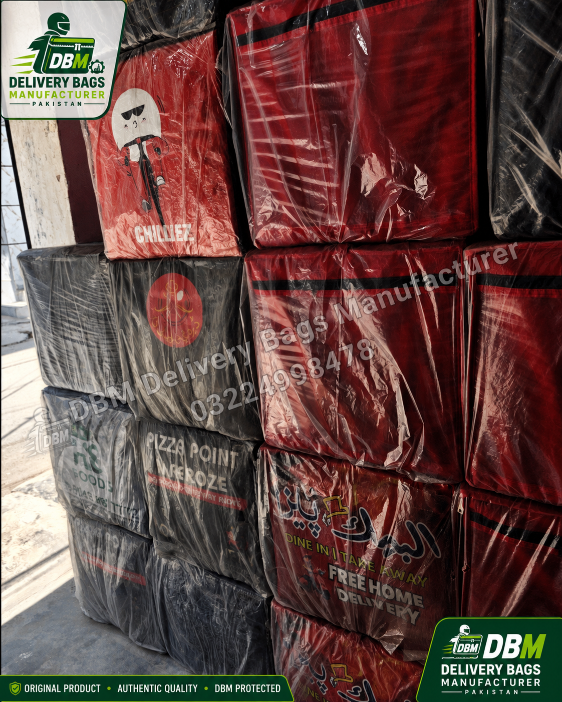 Bulk Pizza Delivery Bags