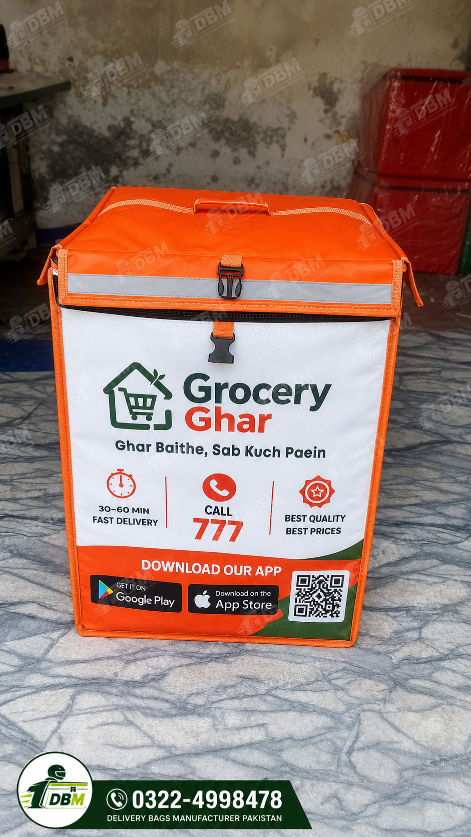 Custom Logo Delivery Bag in Pakistan for Restaurants, Cafes & Delivery Brands - Image 2