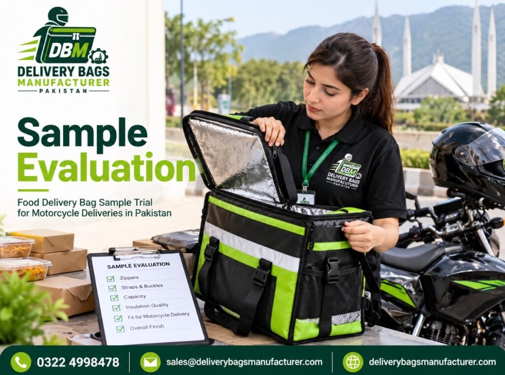 Food Delivery Bag Sample